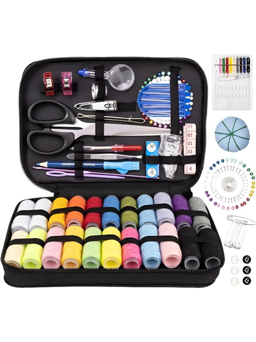 Needle and Thread Sewing Kit, Basic Hand Sewing Starter Set - Picture 1 of 6